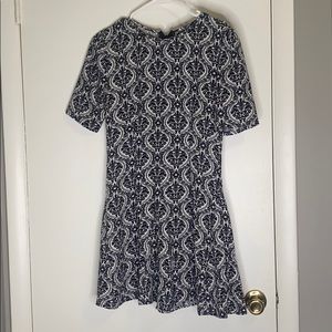 Black and white Fashion Union mini dress